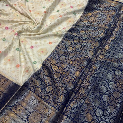 Authentic Banarasi Art Silk Saree | Handcrafted in Varanasi, India - Image 4