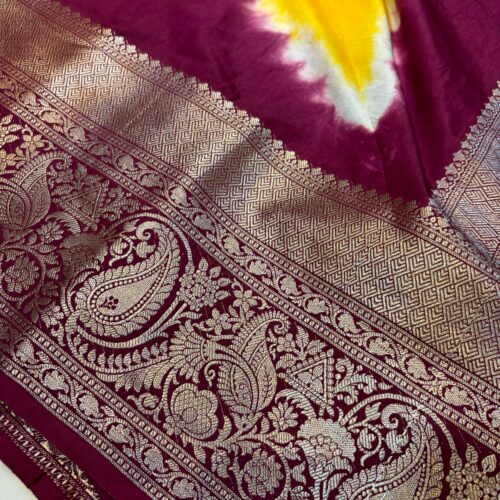 Vibrant Multidye Banarasi Art Silk Saree with Exquisite Zari Work - Image 2