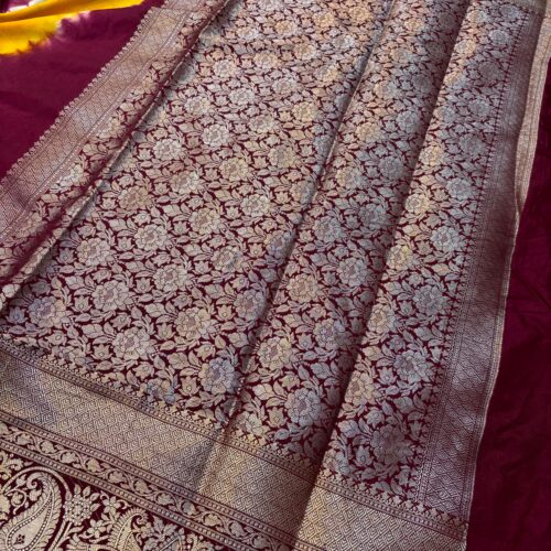 Vibrant Multidye Banarasi Art Silk Saree with Exquisite Zari Work - Image 4