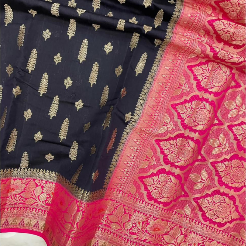 Traditional Banarasi Semi-Georgette Sarees with Modern Flair